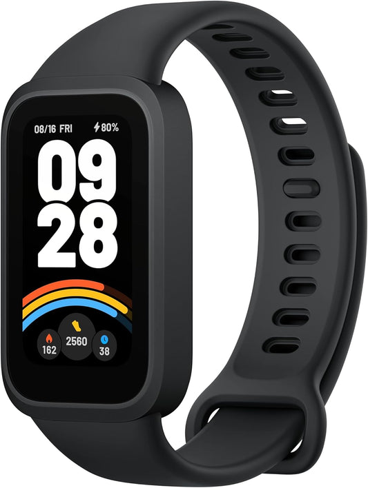 Smart Band 9 Active Global | Pantalla 1.47", 60 Hz | Hasta 18 días de batería | 50 modos deportivos | Salud 24/7 | 5 ATM (negro)