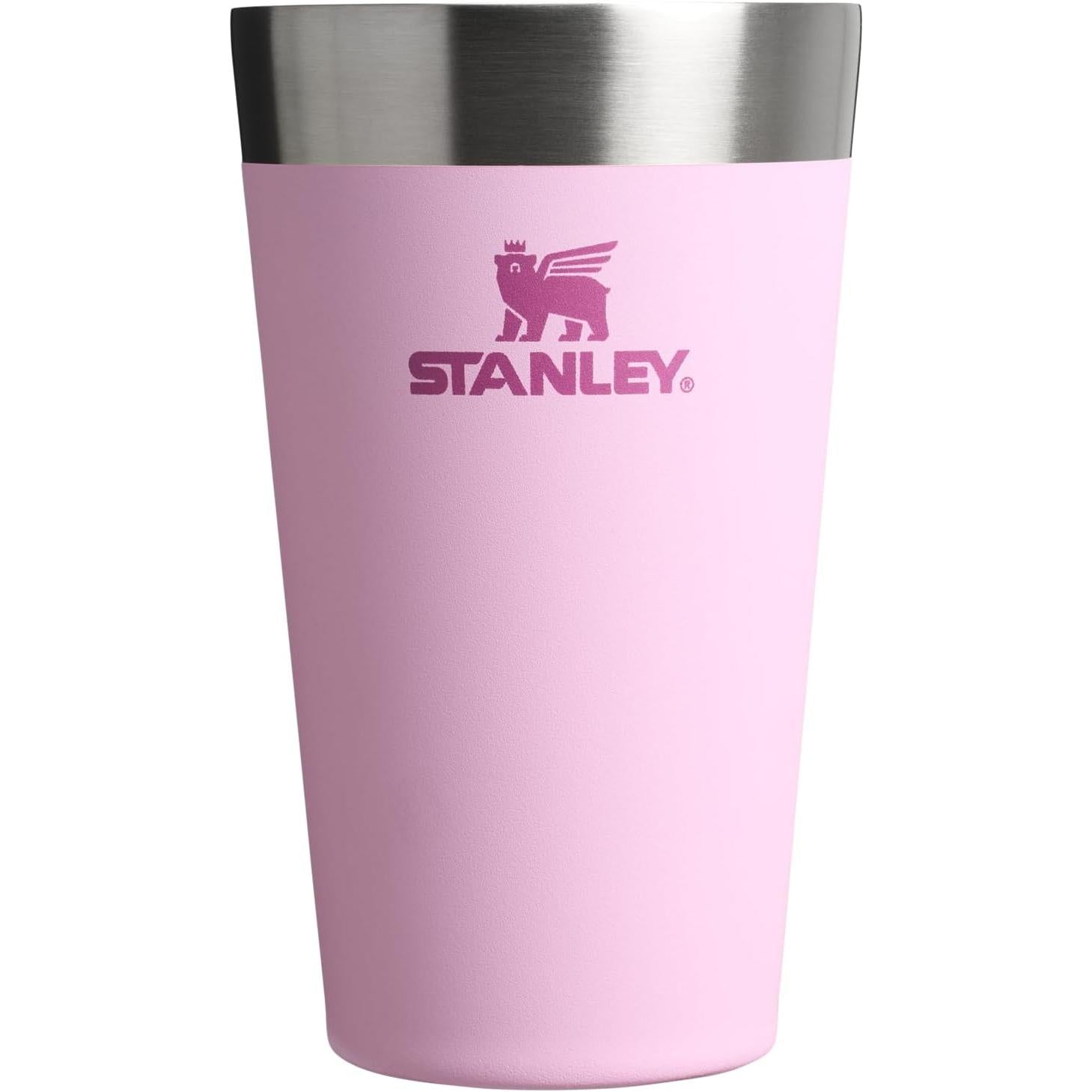 Adventure Stacking Beer Pint Glass 16Oz | Stackable Drinking Cup for Cold Beverages | Dishwasher Safe | Insulated Stainless Steel Tumbler | Bpa-Free | Ash 2.0