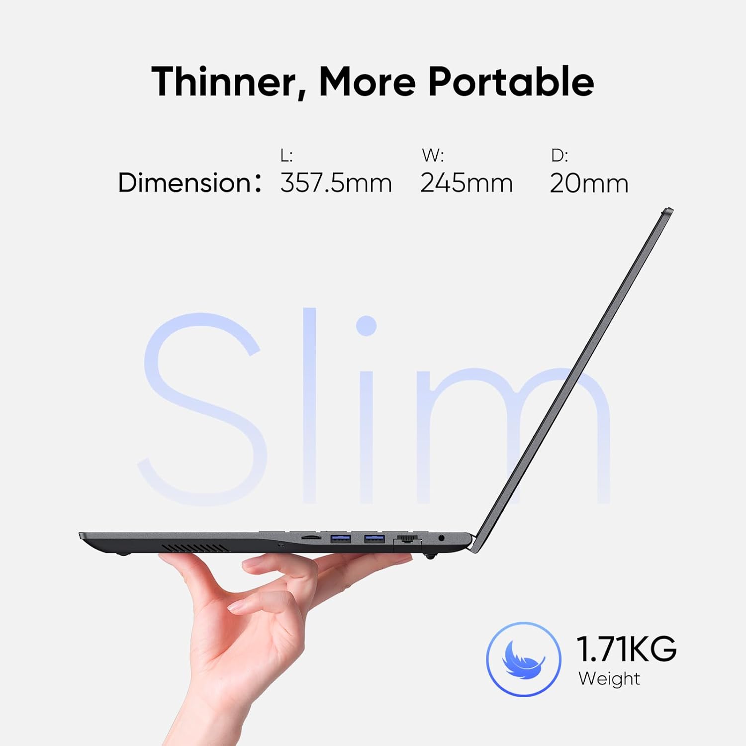 Laptop BWPED | Core i5 de 16" | 16 GB + 512 GB