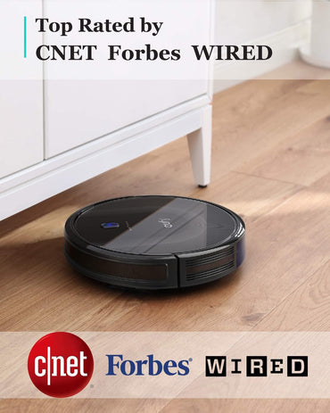 Aspiradora Robot eufy 11S MAX – Super delgada, potente succión, silenciosa y auto-recargable – Para pisos duros y alfombras de pelo medio – Negra