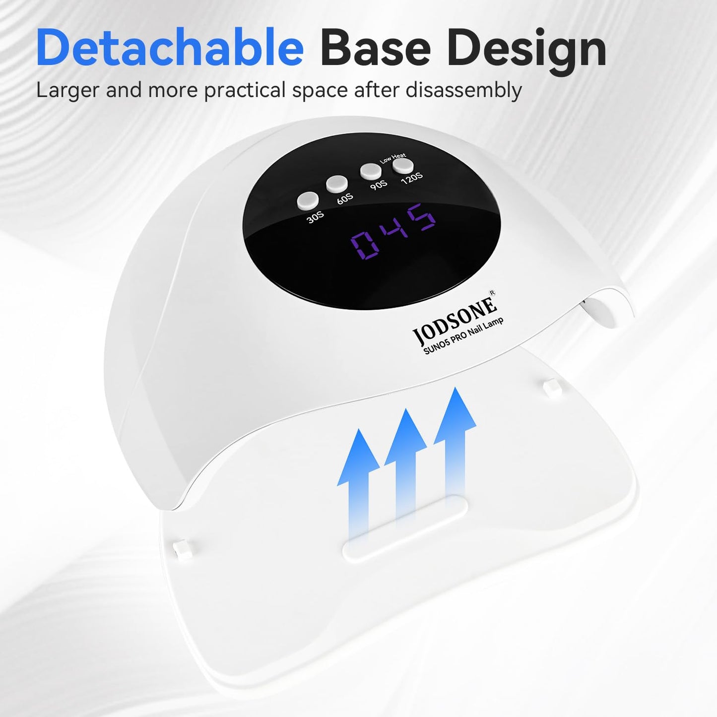 Lámpara UV LED para uñas | Curado Profesional | Sensor automático | 4 Tiempos 