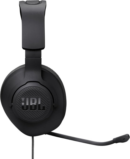JBL Quantum 100 M2 (Negro) – Audífonos gamer con cable y micrófono desmontable