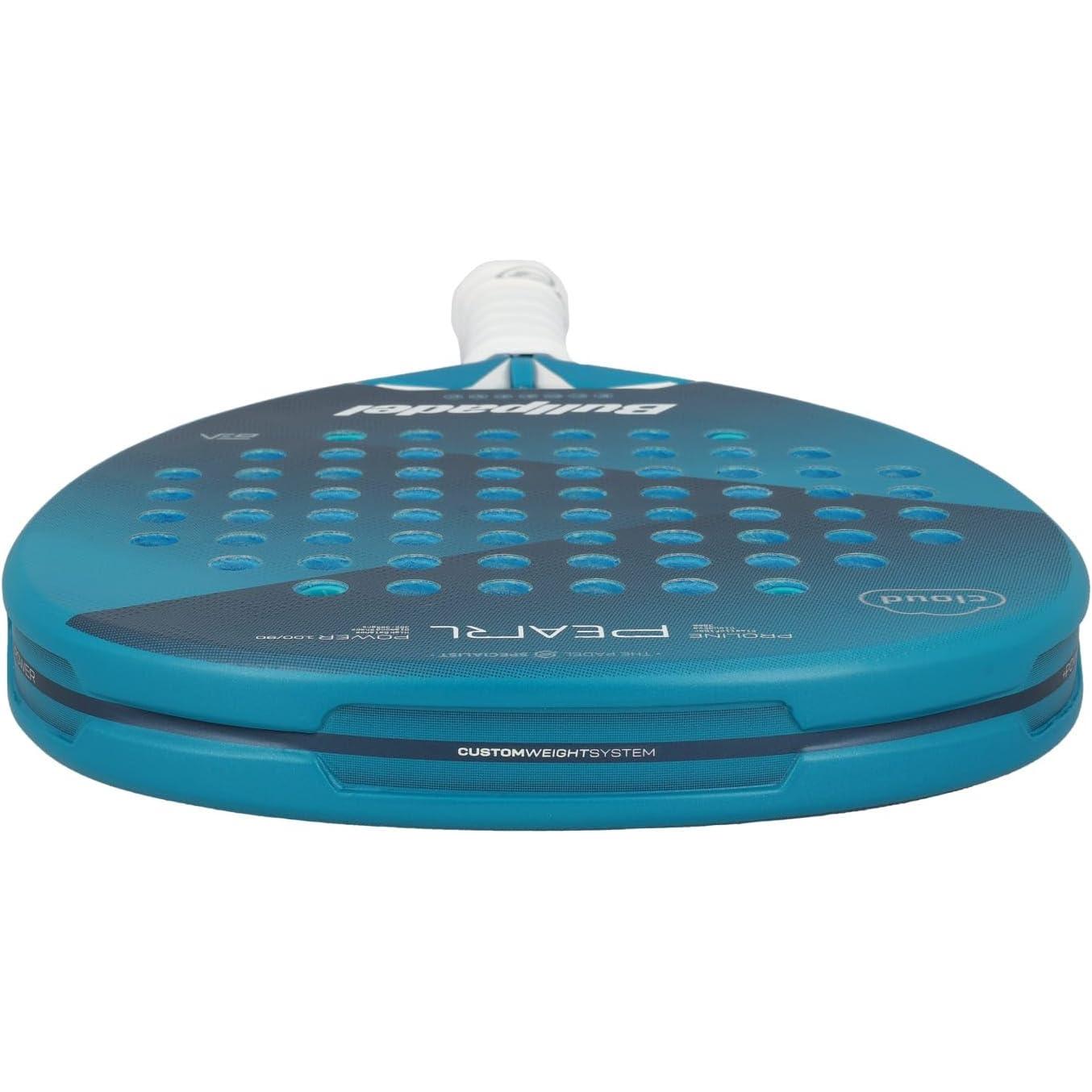 Pala de pádel Pearl Cloud Mujer 2025 | Pala Padel profesional con forma de diamante | Fibra elástica y núcleo CloudEva | Canal Air React y tecnología de grano 3D | Comodidad y control