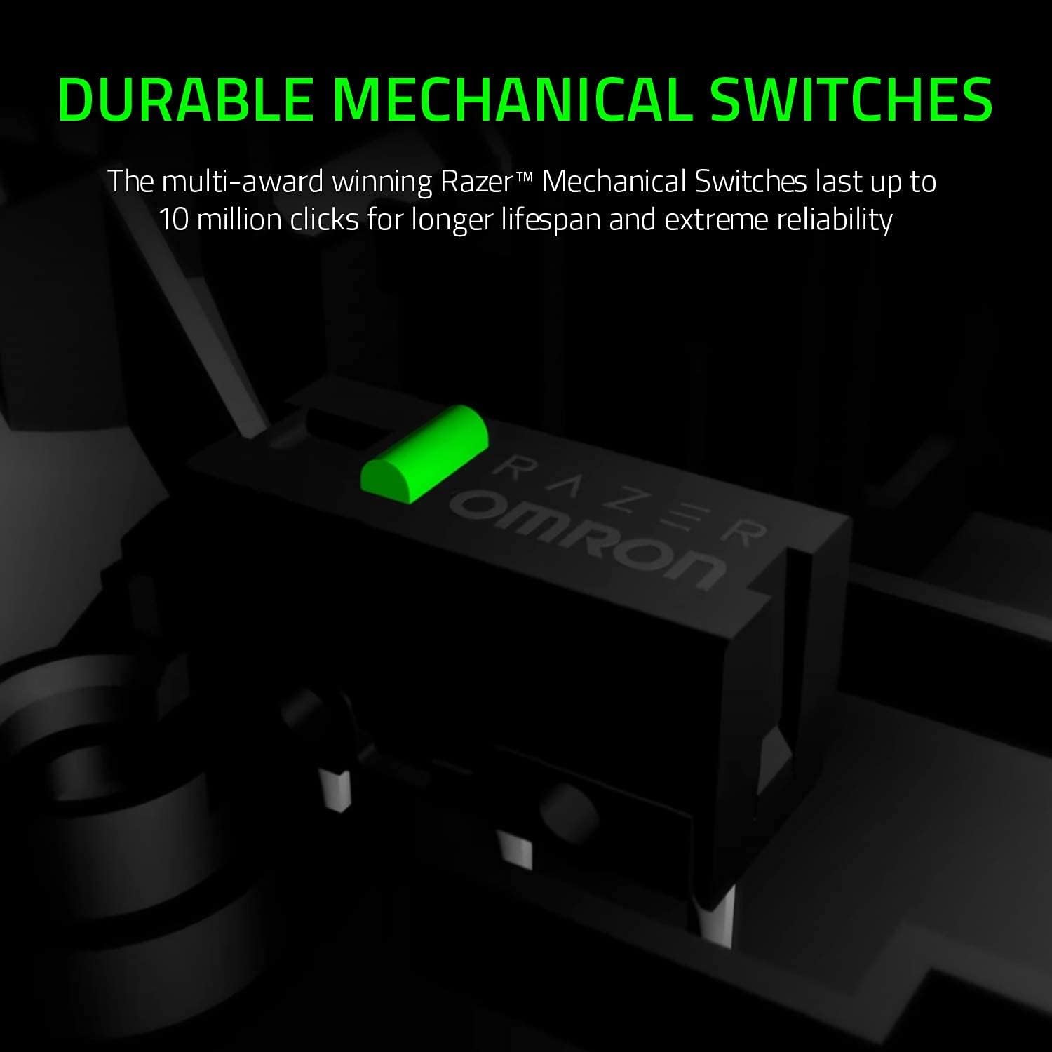 Razer DeathAdder Essential – Mouse Gamer con Sensor Óptico de 6400 DPI – Negro Clásico