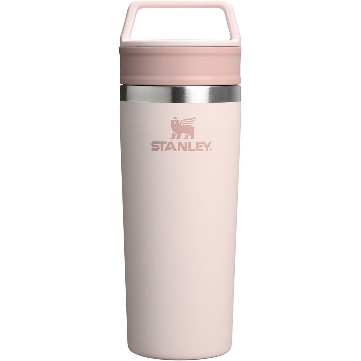 Cafe to Go Travel Mug 16 Oz | Leakproof Two-Part Drink through Lid | Tumbler Cup for Coffee, Tea and Drinks | Insulated Stainless Steel Coffee Mug | Bpa-Free | Hammertone Green
