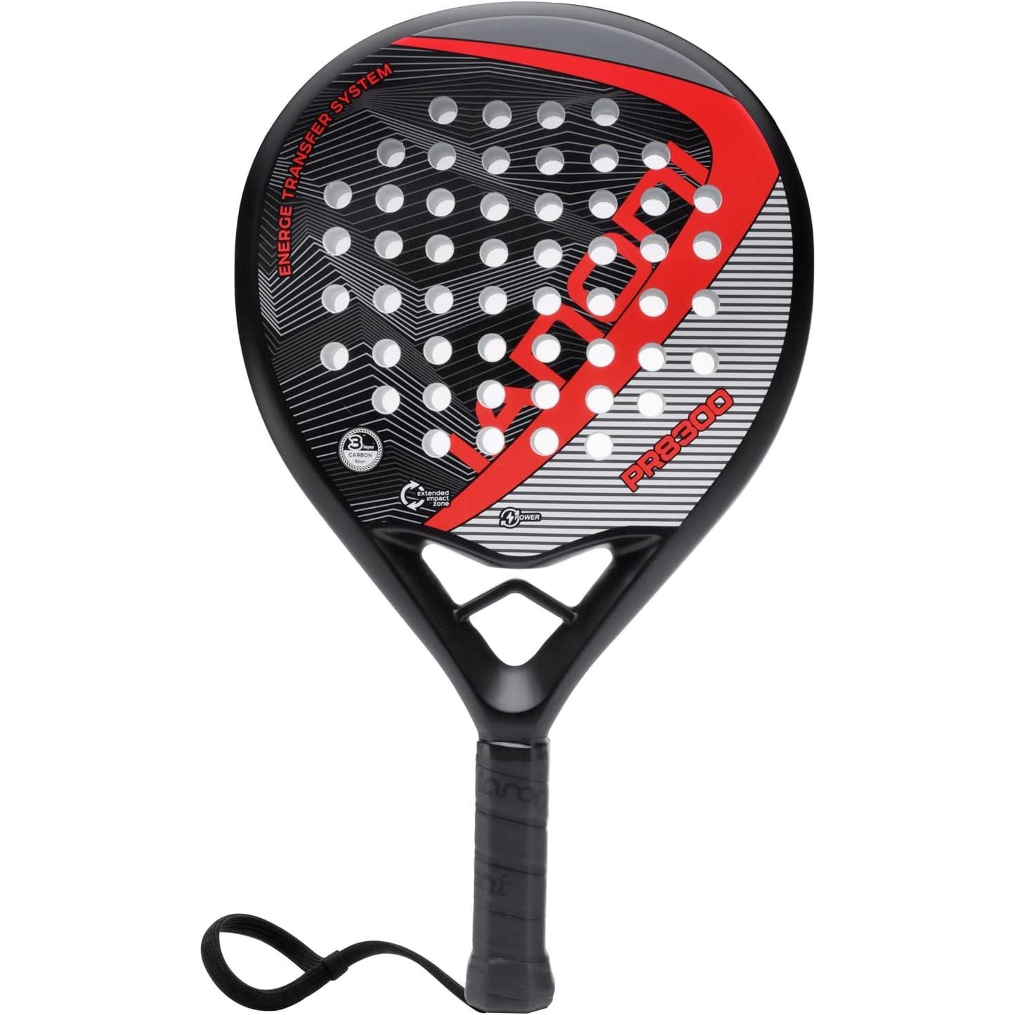 Padel Racket Carbon Fiber Surface with EVA Memory Flex Foam Core Lightweight Padel Racquet