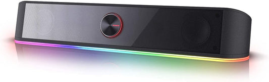 Redragon GS560 RGB Soundbar, Barra de Sonido Estéreo 2.0 para PC – Negro