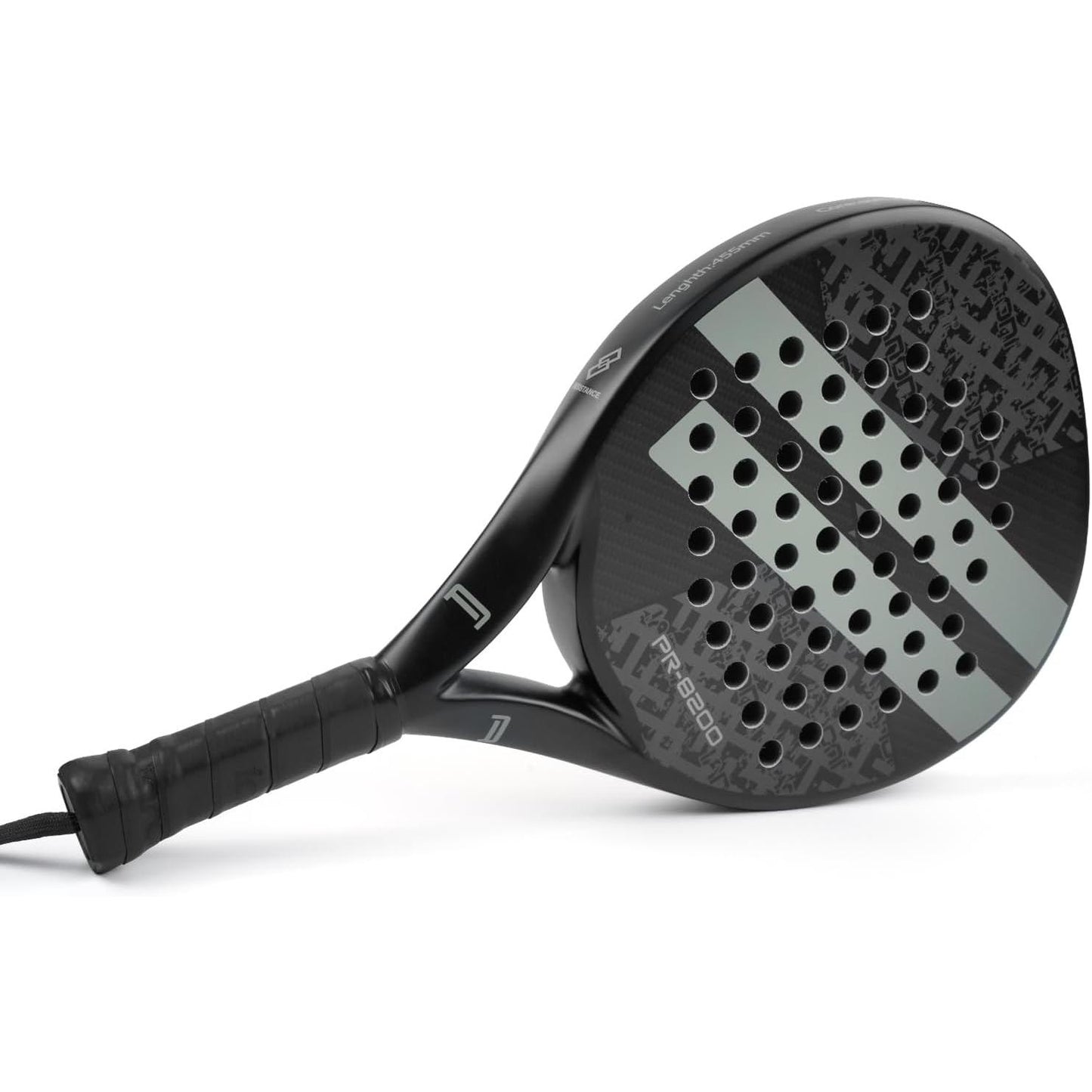 Padel Racket Carbon Fiber Surface with EVA Memory Flex Foam Core Lightweight Padel Racquet