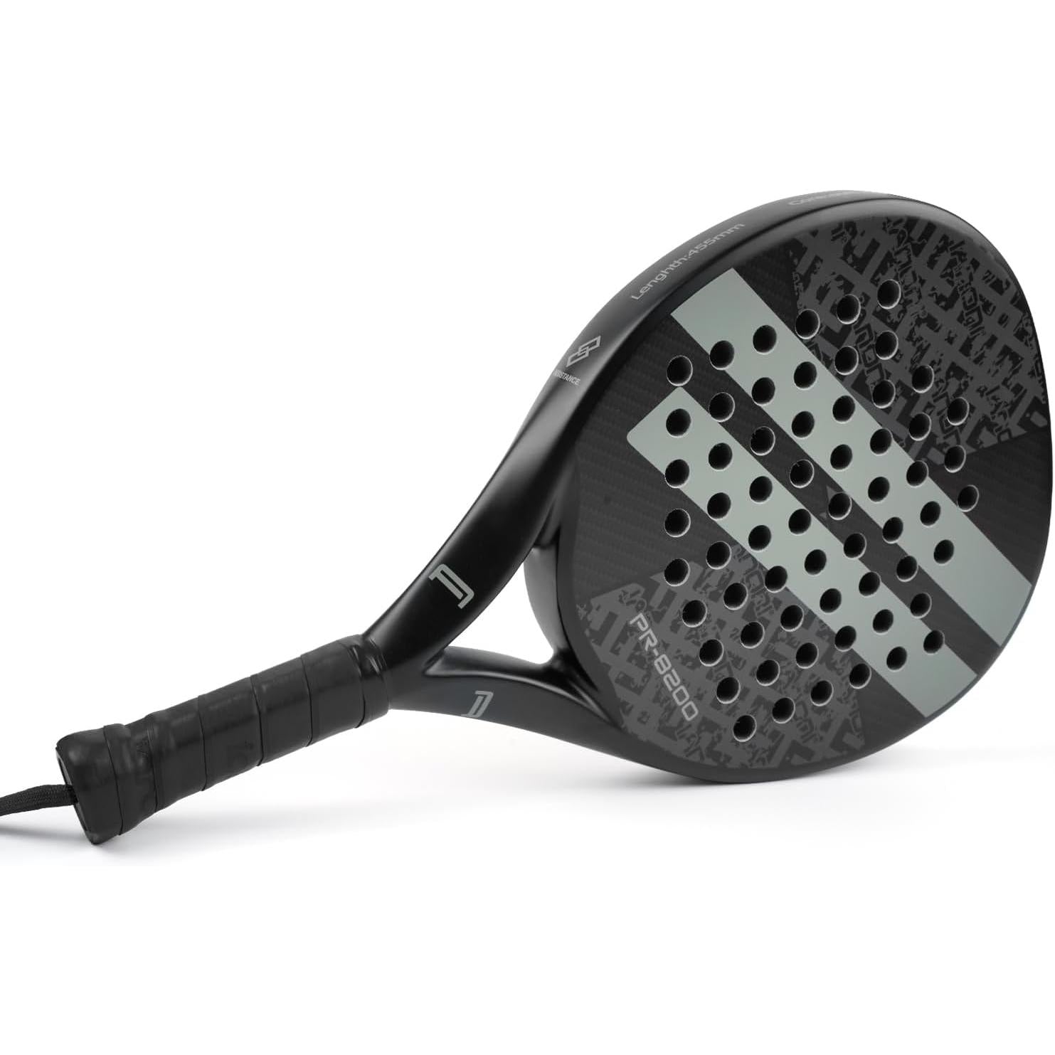 Padel Racket Carbon Fiber Surface with EVA Memory Flex Foam Core Lightweight Padel Racquet