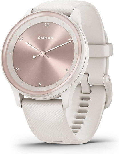 Garmin vívomove Sport Smartwatch Híbrido – Estilo Analógico con Pantalla Táctil Oculta, Salud & Bienestar, 5 Días de Batería