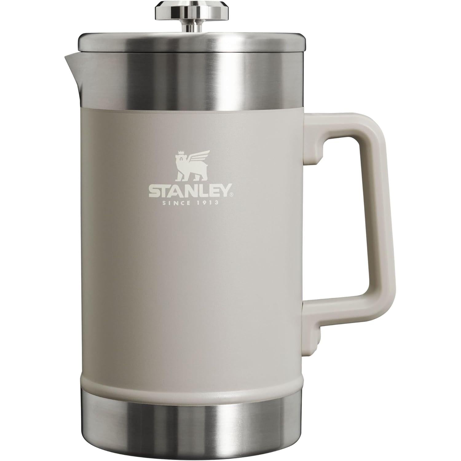 Classic Stay-Hot French Press Coffee Maker 48 Oz | 5 Minute Brew, 4 Hours Hot | Mesh Filter for Coffee Grounds | Insulated Stainless Steel French Press | Bpa-Free | Hammertone Green