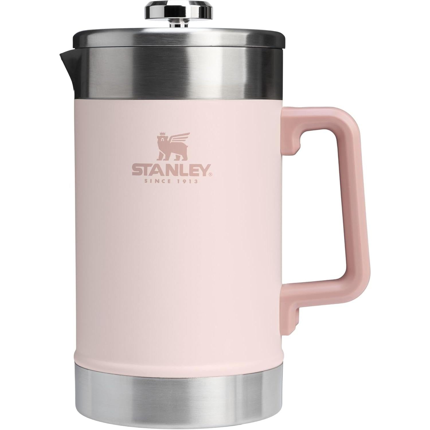 Classic Stay-Hot French Press Coffee Maker 48 Oz | 5 Minute Brew, 4 Hours Hot | Mesh Filter for Coffee Grounds | Insulated Stainless Steel French Press | Bpa-Free | Hammertone Green