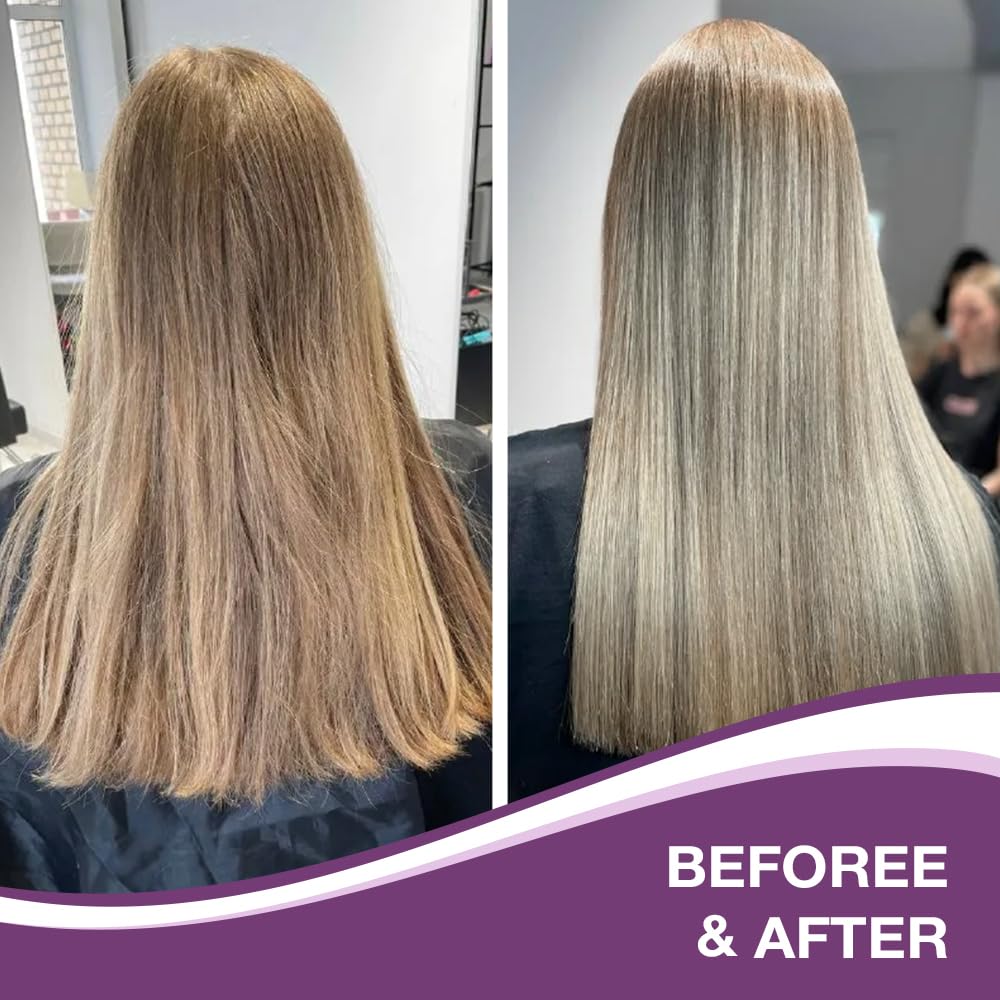 Tratamiento para cabello rubio / gris / plateado | Máscara Profesional | Neutraliza tonos amarillos