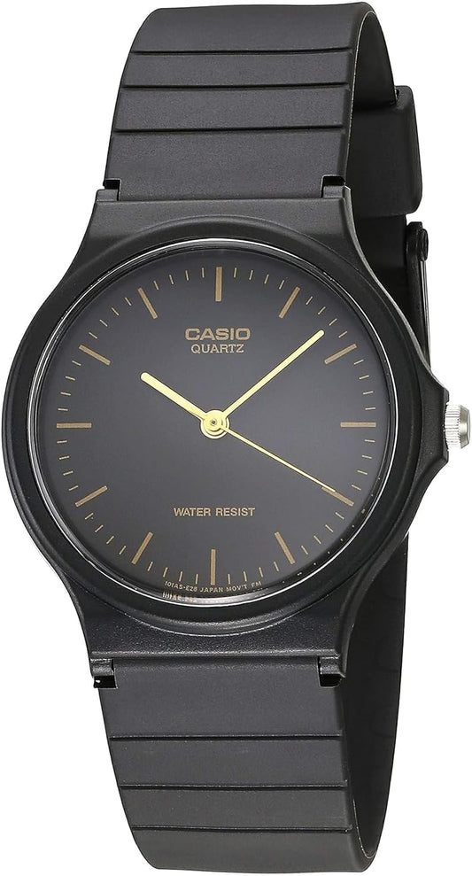 MQ24 Series | Quartz Analog Watch for Men | Water Resistant | Resin Case | Resin Band | Resin Glass | Three Hand Analog (HR, Min, SEC) | Classic Design | 3 Year Battery