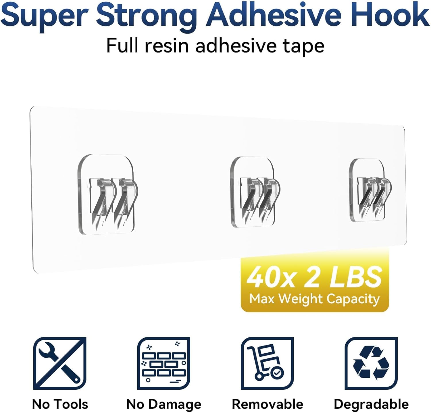 Organizador de ducha adhesivo | Estantes de ducha inoxidables para ducha interior | Gran capacidad y almacenamiento | Con ganchos extraíbles