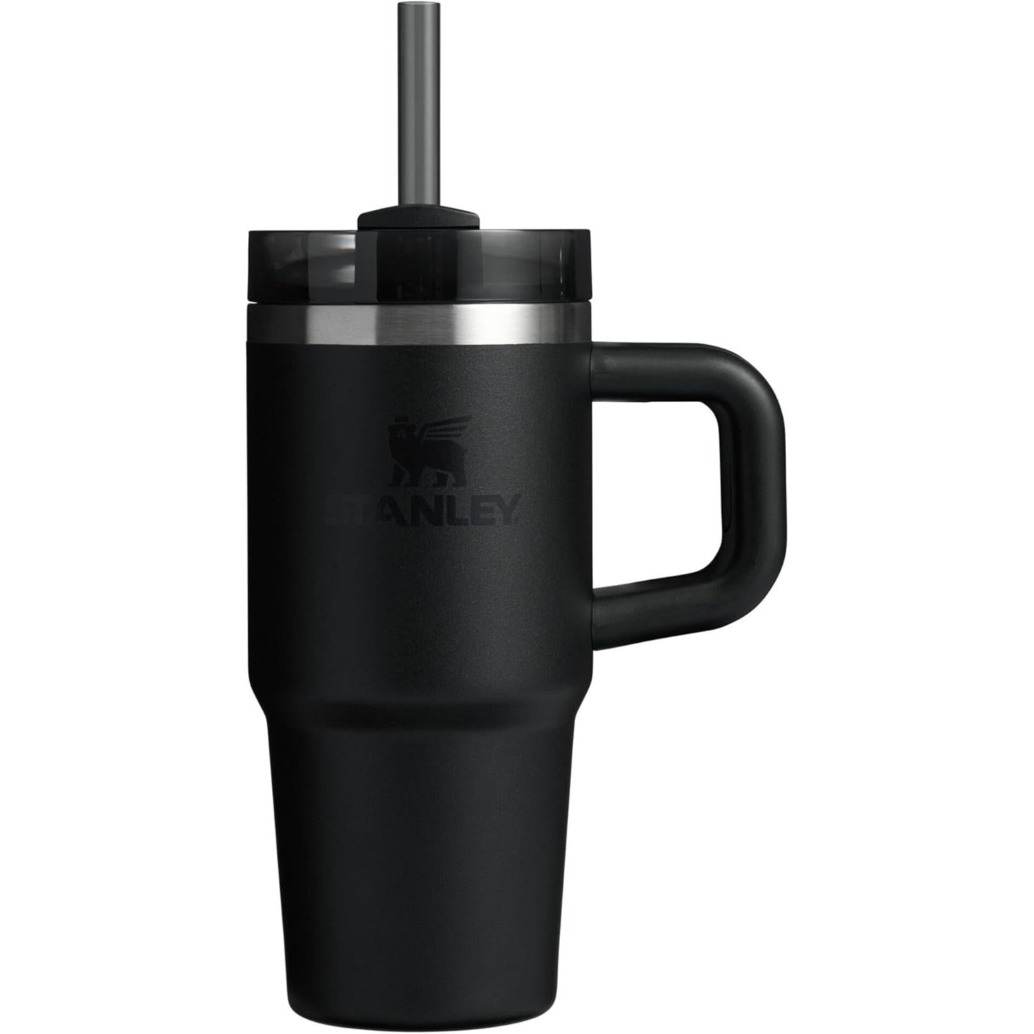 Quencher H2.0 Tumbler with Handle and Straw 14 Oz | Flowstate 3-Position Lid | Cup Holder Compatible for Travel | Insulated Stainless Steel Cup | Bpa-Free | Seafoam
