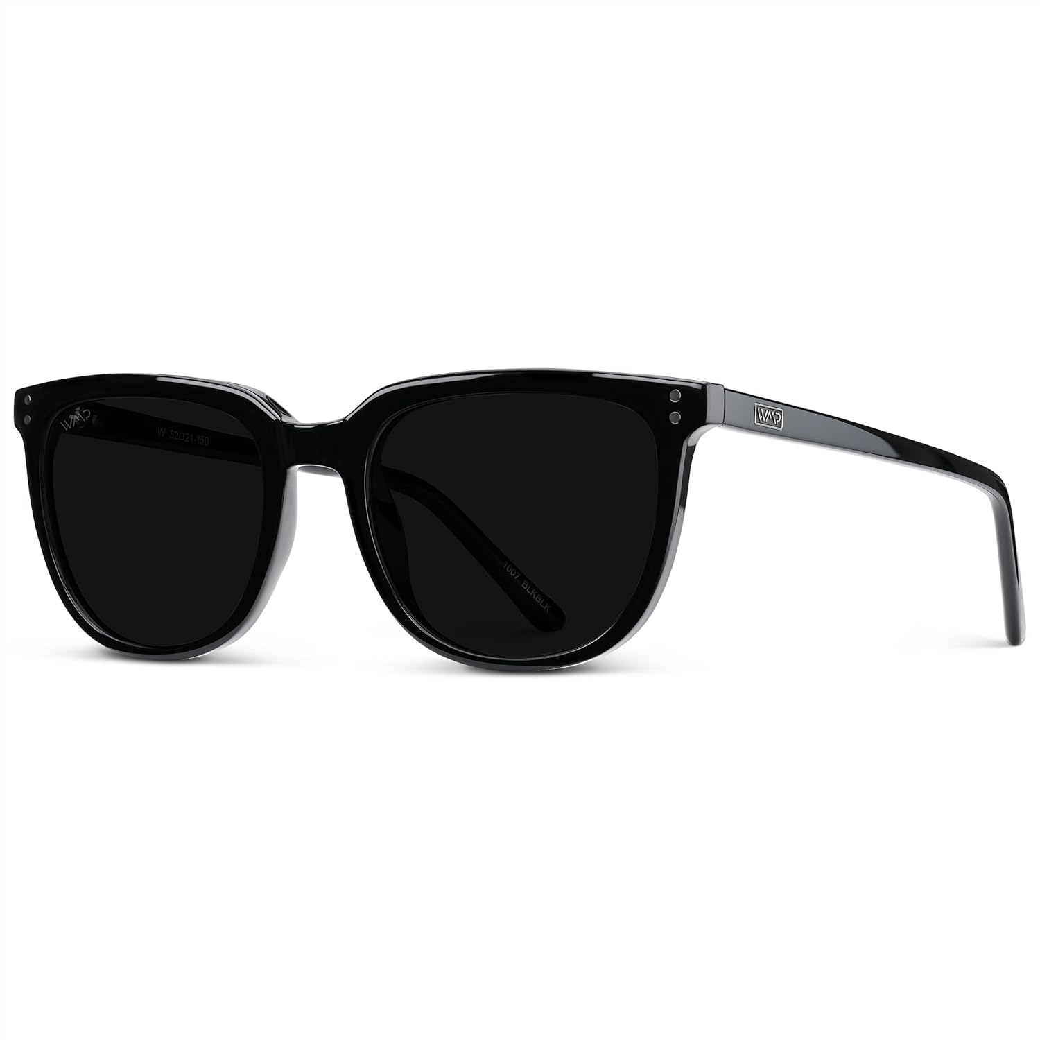 Gafas de Sol Cuadradas Planas Unisex – Estilo Retro Clásico con Lentes Polarizados UV400