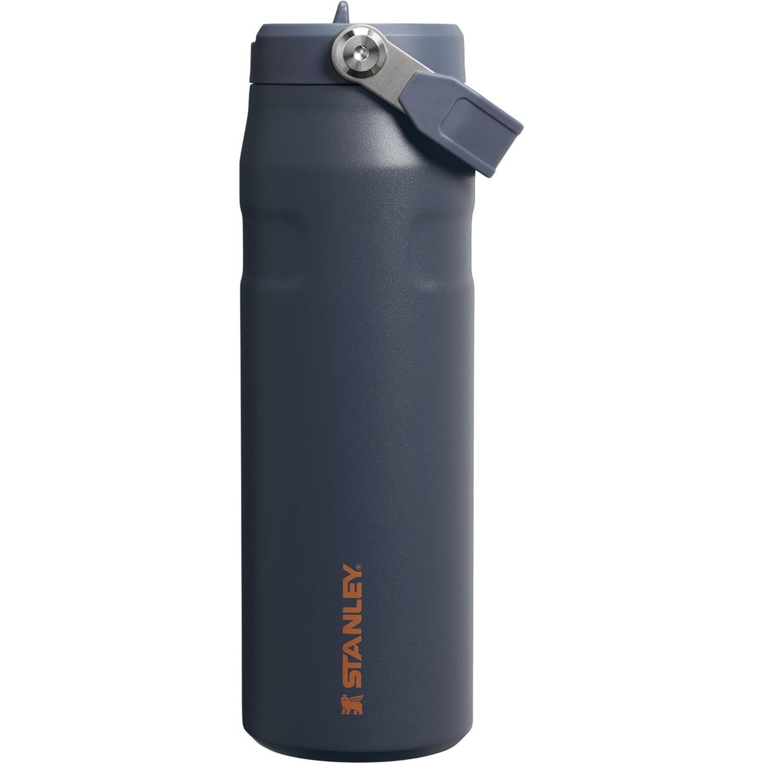 Iceflow Flip Straw 2.0 Water Bottle 24 Oz | Built-In Straw for Travel and Sports | Lightweight and Leak Resistant | Insulated Stainless Steel | Bpa-Free | Sienna