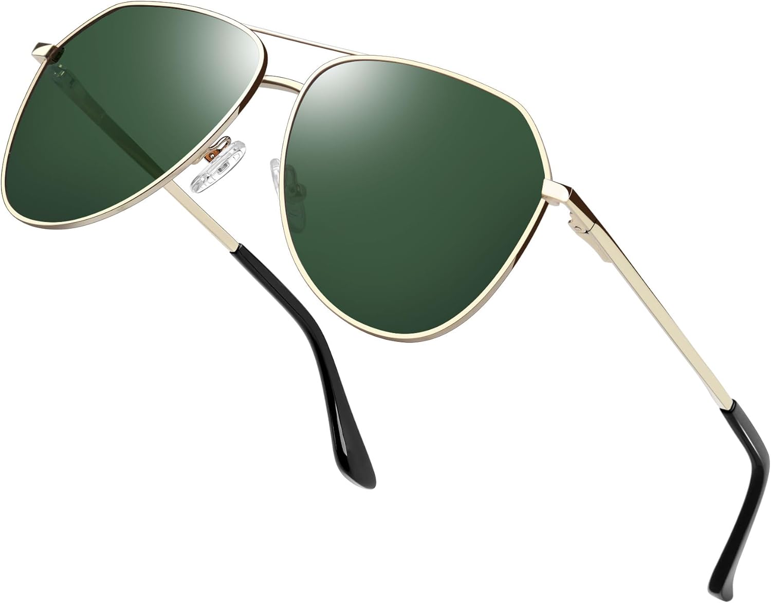 Joopin Lentes de Sol Aviador Metálicos Polarizados – Estilo Clásico Militar UV400