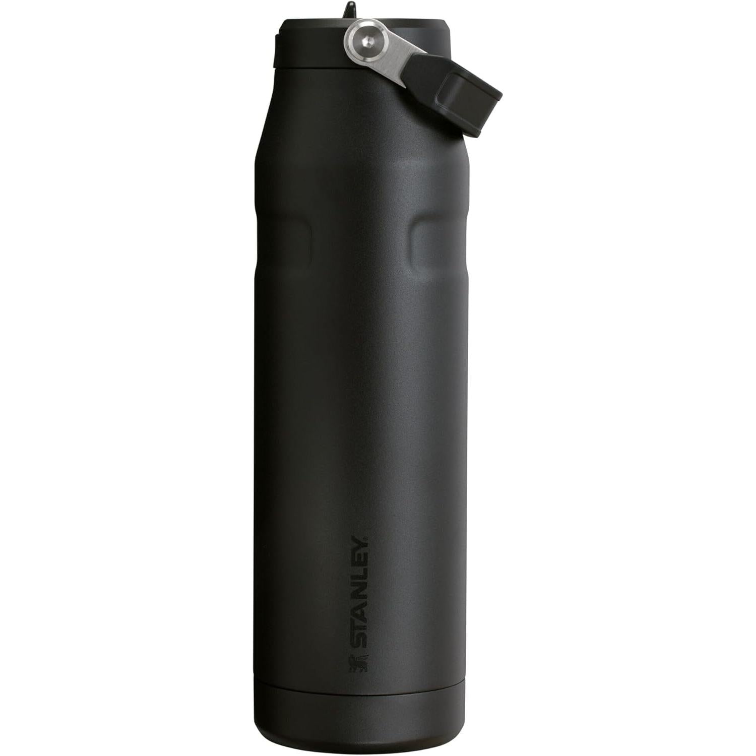 Iceflow Flip Straw 2.0 Water Bottle 36 Oz | Built-In Straw with Larger Opening | Lightweight and Leak Resistant | Insulated Stainless Steel | Bpa-Free | Rose Quartz