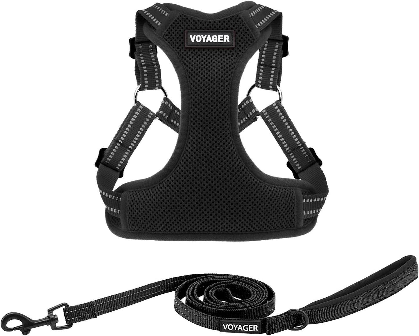 Arnés Voyager Aerolite Best Pet Supplies | No Pull, Reflectivo y Transpirable | Ajustable y Duradero | Beige XS