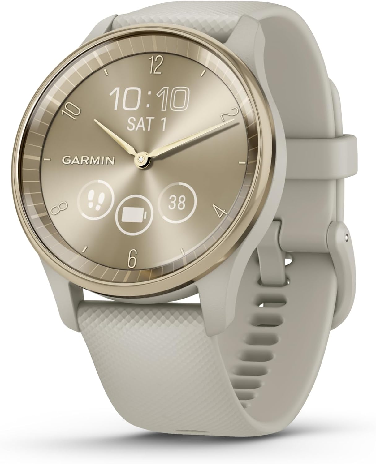 Garmin Vívomove Trend Smartwatch Híbrido – Estilo Analógico con Pantalla Táctil Oculta, 5 Días de Batería, Pagos Garmin Pay 