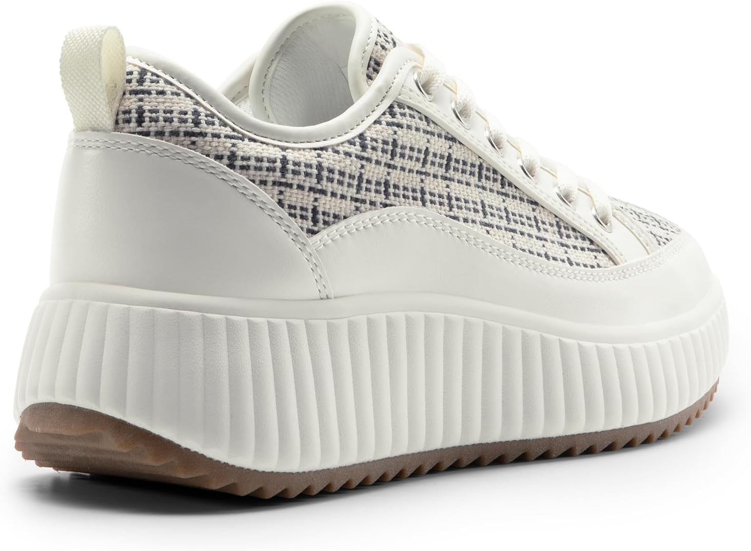 DREAM PAIRS Women Platform Chunky Lightweight Comfortable Casual Lace-Up Sky Walking Fashion Sneakers