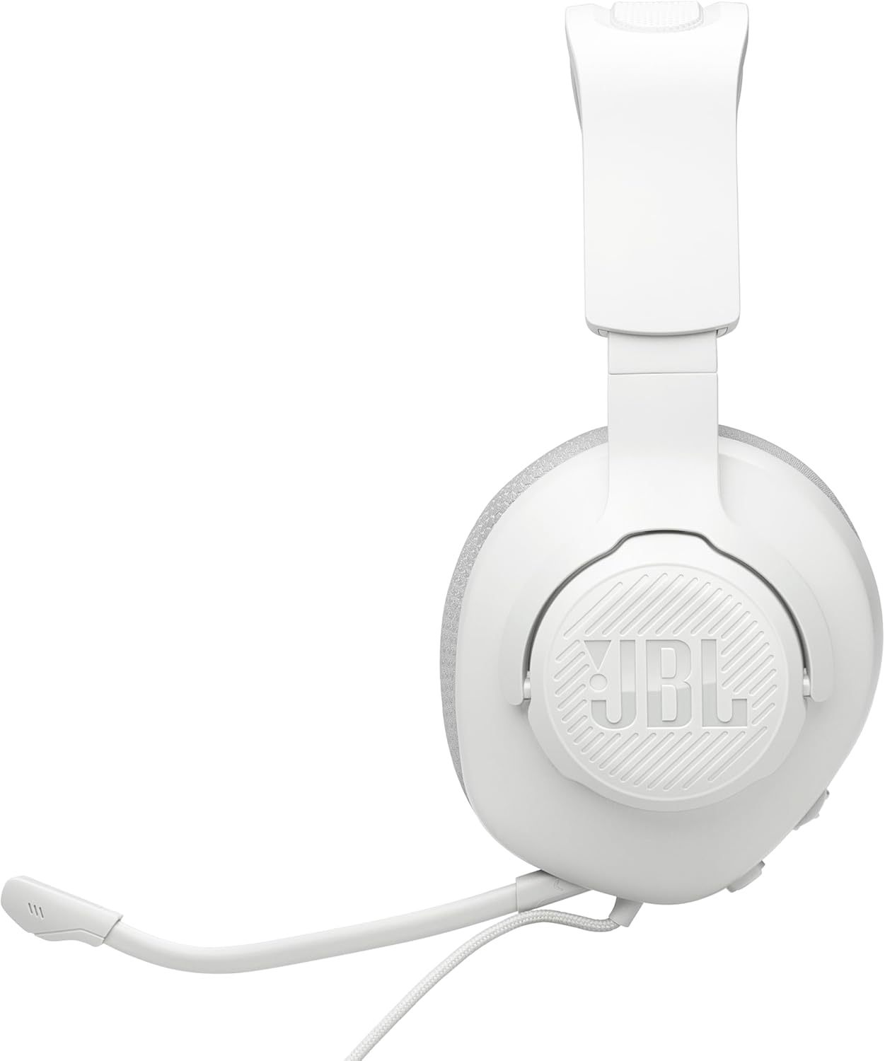 JBL Quantum 100 M2 (Blanco) – Audífonos gamer con cable y micrófono desmontable