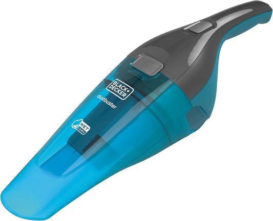 Aspiradora de Mano Inalámbrica Dustbuster Wet/Dry, Portátil para Sólidos y Líquidos, Liviana con Filtro Lavable y Cargador de Pared – Limpieza Rápida (HNVC215BW52)