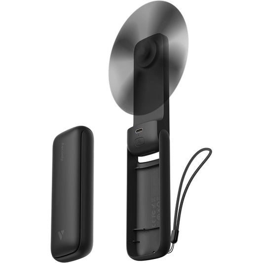 Ventilador de mano Ultra ligero | Recargable | Color negro