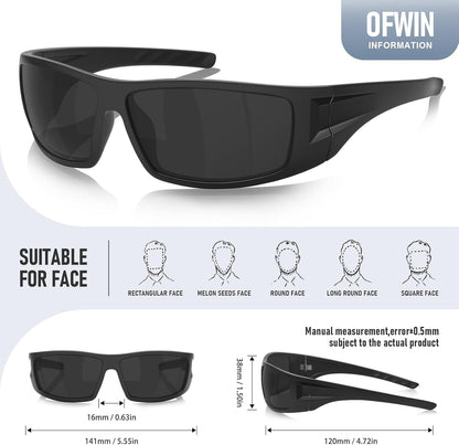 Gafas de Sol Deportivas Polarizadas para Hombre y Mujer – Montura Irrompible, Protección UV400, Ideales para Ciclismo y Pesca