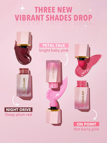 Rubor líquido para mejillas | Acabado brillante | Color: Night Drive