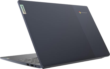 Laptop Lenovo IdeaPad 3i Chromebook | Pantalla FHD de 15.6" | Intel Celeron N4500 | 8 GB de RAM, 64 GB eMMC | Cámara de 720p | Color: azul abismo
