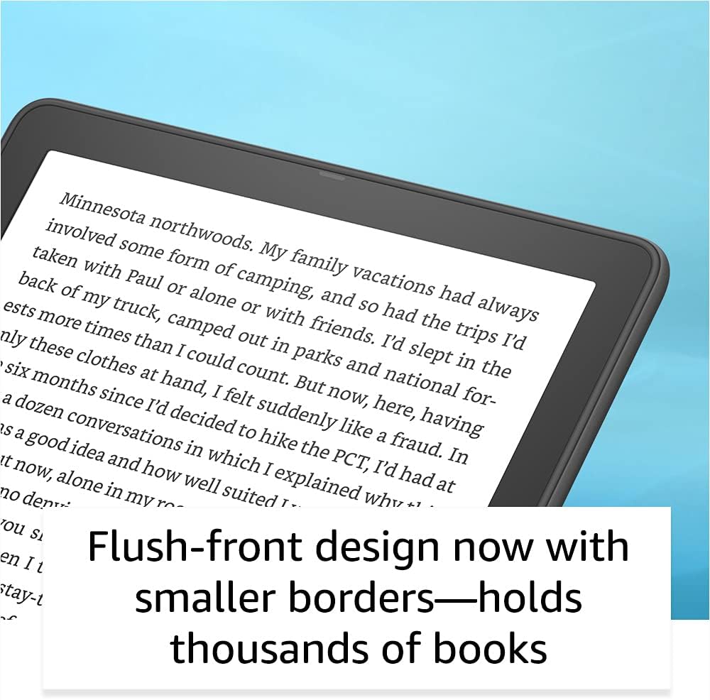 Amazon Kindle Paperwhite Signature Edition (32 GB) – Negro 6.8“ Display