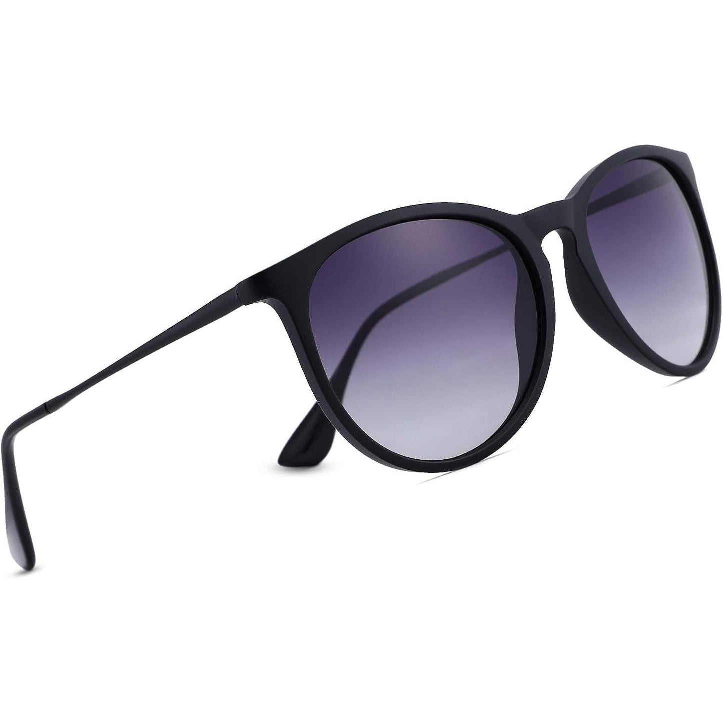 Pro Acme Polarized Sunglasses for Women Men Classic round 100% UV Protection Lightweight TR90 Unbreakable Frame Sunglasses