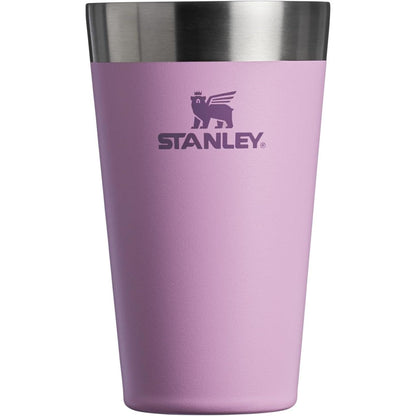 Adventure Stacking Beer Pint Glass 16Oz | Stackable Drinking Cup for Cold Beverages | Dishwasher Safe | Insulated Stainless Steel Tumbler | Bpa-Free | Ash 2.0