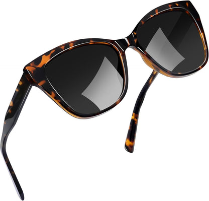 Joopin Anteojos de Sol Mujer Oversize Estilo Cat Eye | Polarizados UV400 | Lentes de Moda