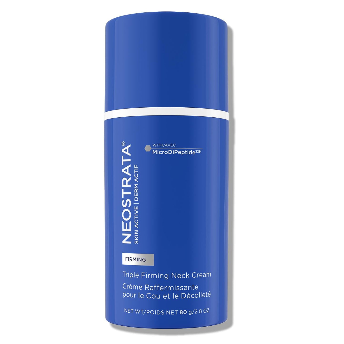 Skin Active Triple Firming Neck Cream | Hidratante Antiedad con Microdipeptide229 | Reafirma, Alisa Arrugas y Mejora la Elasticidad en Cuello & Escote | Sin Fragancia | Todo Tipo de Piel | 80 g