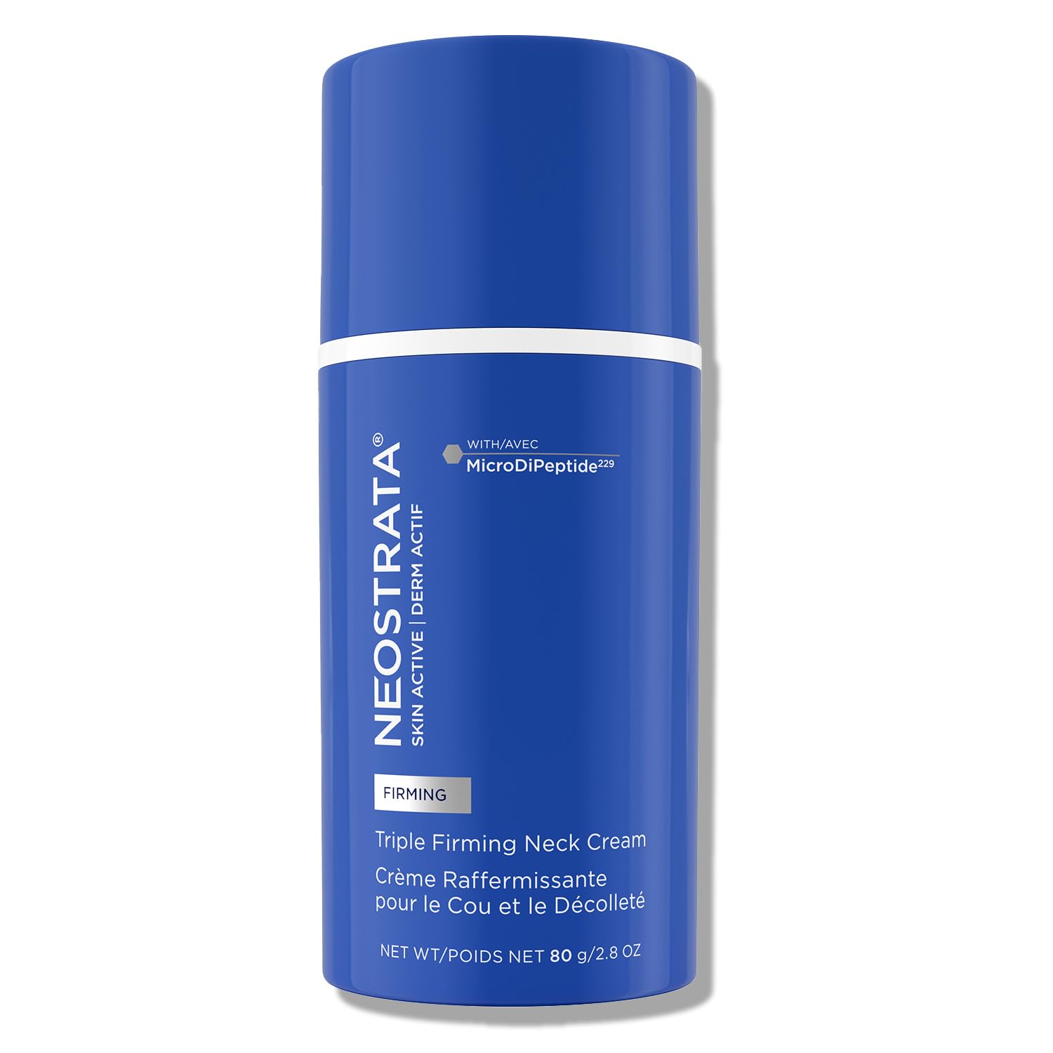Skin Active Triple Firming Neck Cream | Hidratante Antiedad con Microdipeptide229 | Reafirma, Alisa Arrugas y Mejora la Elasticidad en Cuello & Escote | Sin Fragancia | Todo Tipo de Piel | 80 g