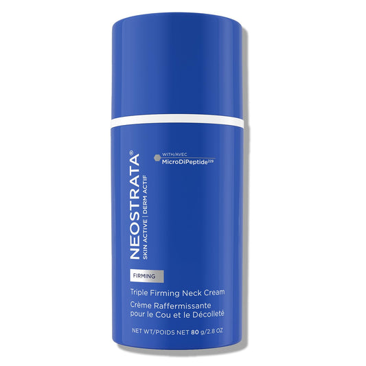 Skin Active Triple Firming Neck Cream | Hidratante Antiedad con Microdipeptide229 | Reafirma, Alisa Arrugas y Mejora la Elasticidad en Cuello & Escote | Sin Fragancia | Todo Tipo de Piel | 80 g