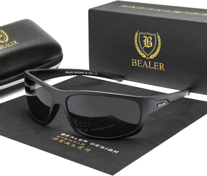 Gafas de Sol Deportivas Polarizadas para Hombre – Montura TR90 Ultraligera, Protección UV400, Ideales para Conducir, Ciclismo y Pesca