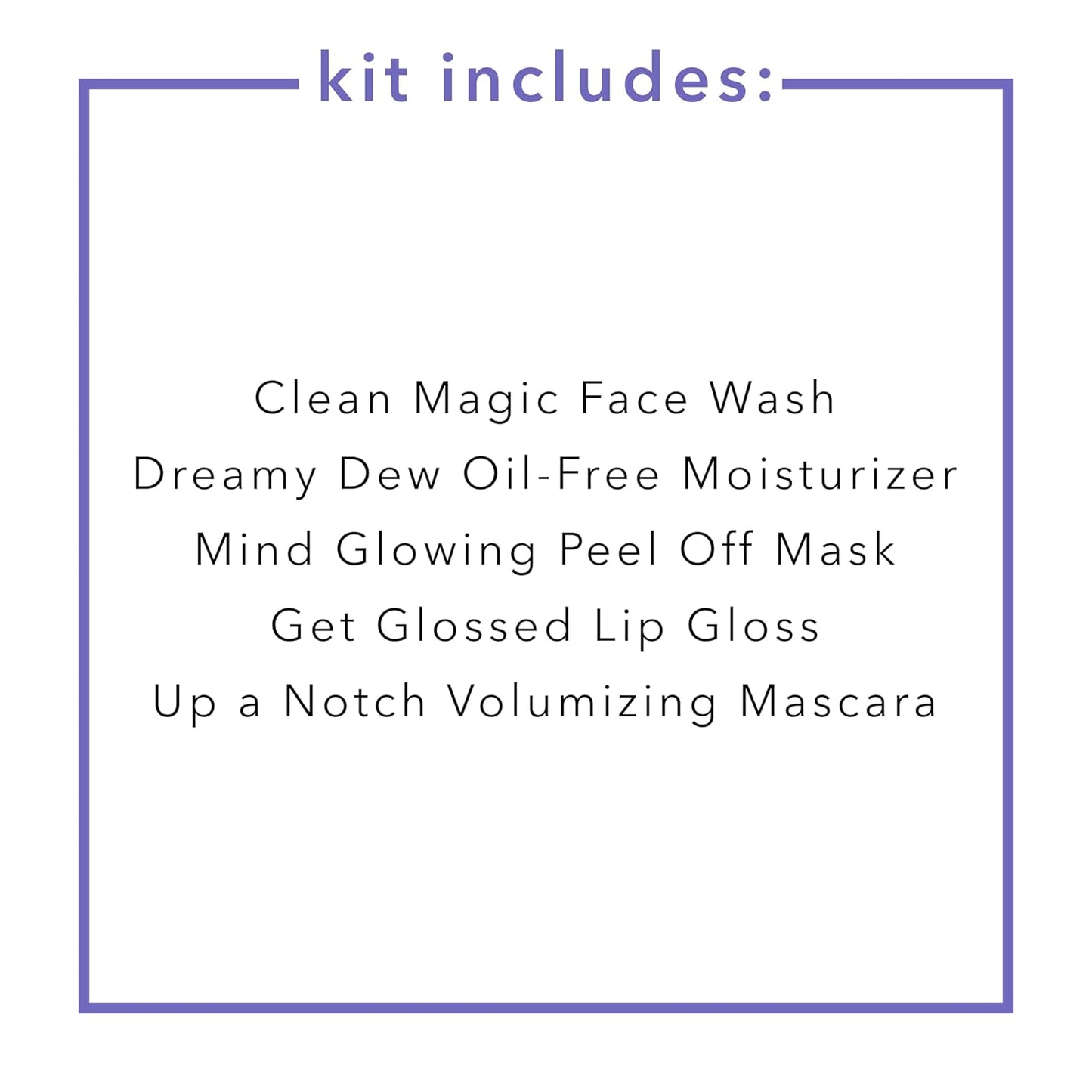 Florence by Mills Ava’s Mini & Mighty Essentials Kit | Set de Skincare y Maquillaje en Mini Tamaños con Neceser – Edición de Viaje, Vegano & Cruelty-Free