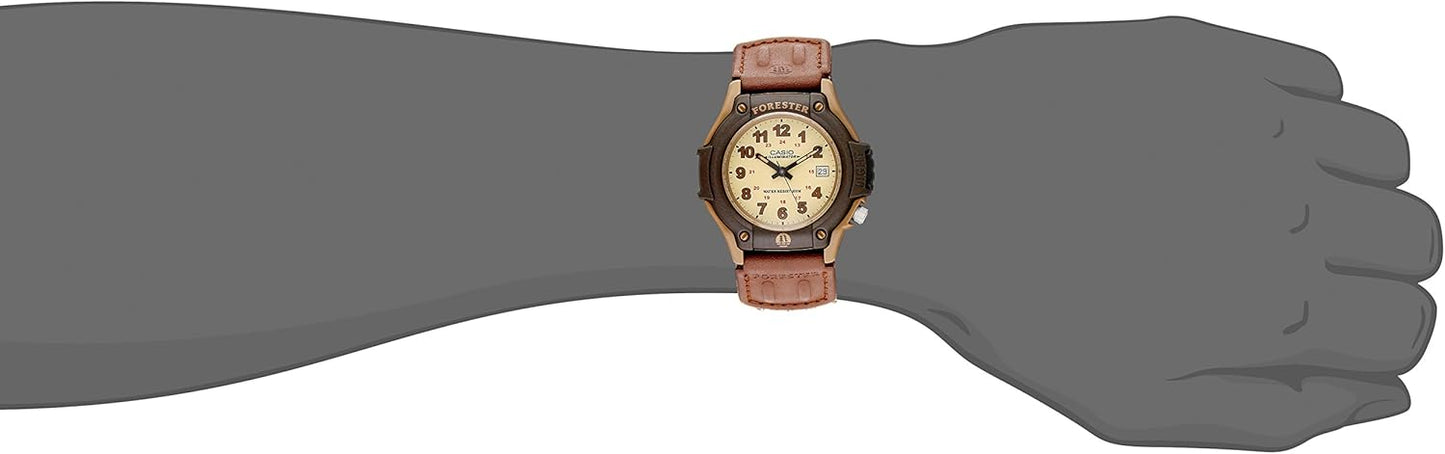 FT500WC Series | Men'S Analog Watch | 100 Meter Water Resistance | LED Light | Date Display | Leather/Cloth Band | Regular Time Keeping (HR, Min, SEC, PM, Date, Day) | 3 Year Battery