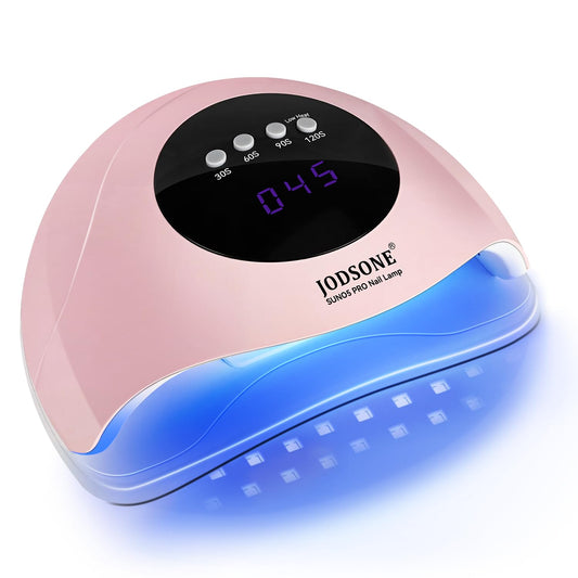 Lámpara UV LED para uñas | Color Rosa | 4 Tiempos | Sensor automático 