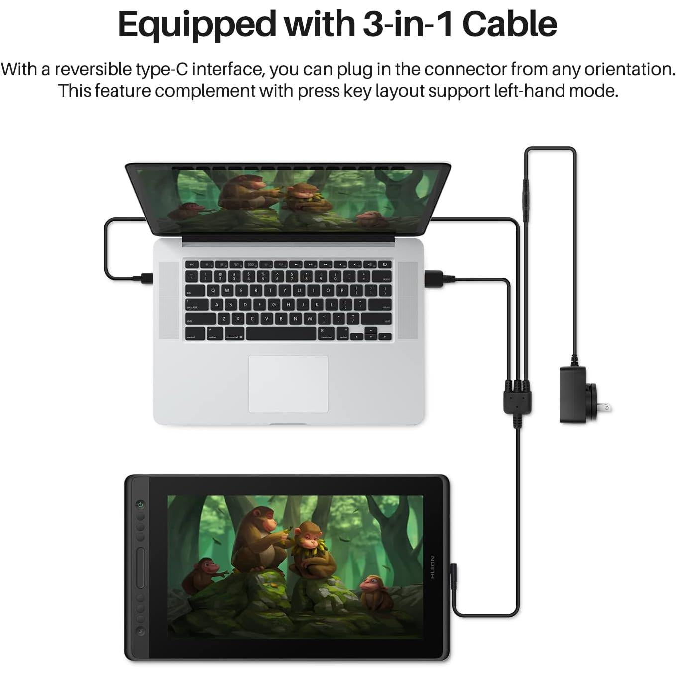 Tablet Pro 16 | Tablet de dibujo con pantalla | Lápiz | Vidrio antirreflejo | 6 teclas de acceso directo | Tableta gráfica para dibujar