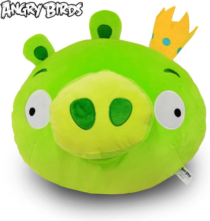 Peluche de Angry Birdscerdo rey verde | 15" | Tamaño mega para niños y coleccionistas