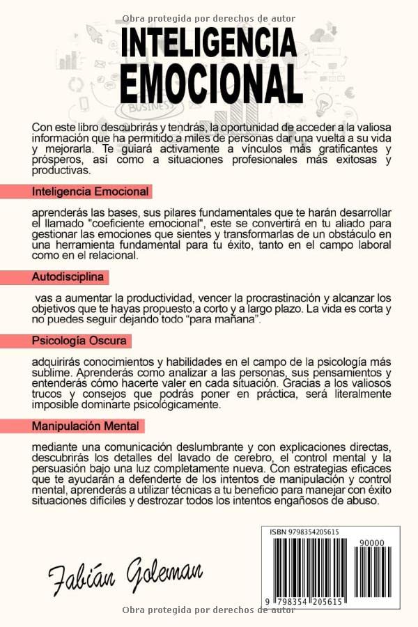 Inteligencia Emocional: 4 Libros en 1 | Autodisciplina + Psicología Oscura + Manipulación + Control de Emociones