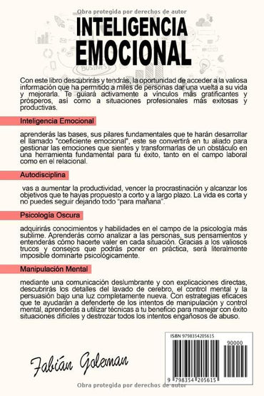 Inteligencia Emocional: 4 Libros en 1 | Autodisciplina + Psicología Oscura + Manipulación + Control de Emociones