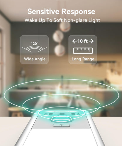 Luces Bajo Mueble Recargables con Sensor de Movimiento, Pack x2, 62 LEDs, 2200mAh USB-C, Magnéticas, Regulables, Inalámbricas para Cocina, Clóset, Pasillo