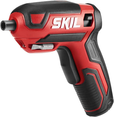 Destornillador Eléctrico Recargable 4V SKIL – Inalámbrico con 9 Puntas, Porta-Puntas y Cable USB – SD561801